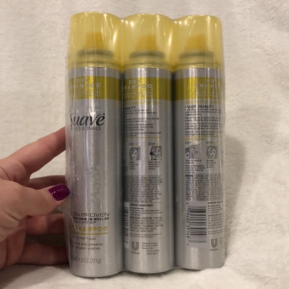 Suave Professionals Refresh and Revive Dry Shampoo 4.3oz each package of 3 New - Picture 2 of 4